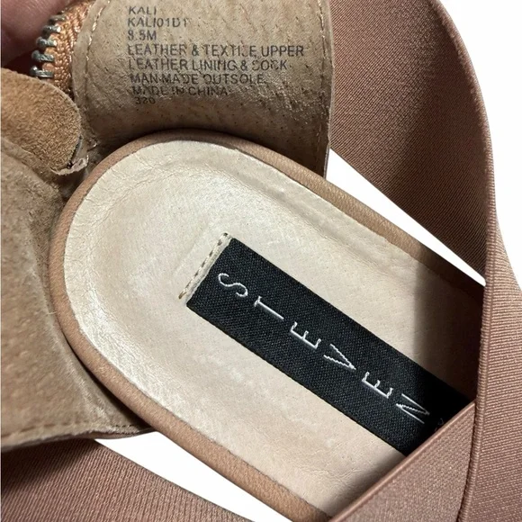 Steven By Steve Madden Kali Stylish Tan Sandals for Women 8.5 - Picture 9 of 12